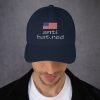 anti hatred, anti hat.red | navy cap with USA flag