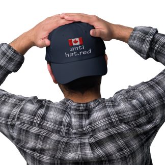 anti hatred, anti hat.red | navy cap, Canada flag