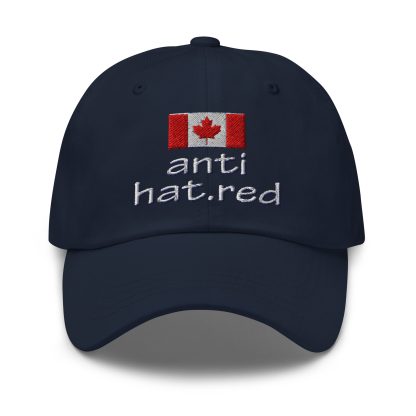 anti hatred, anti hat.red | navy cap, Canada flag - Image 2