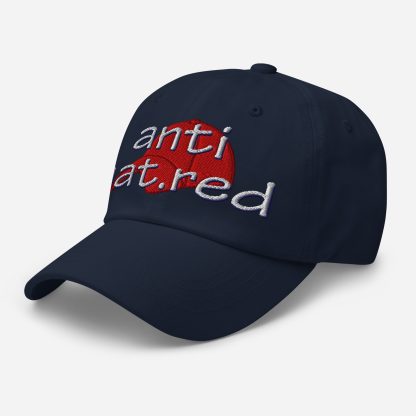 anti hatred, anti hat.red | navy cap with red hat - Image 3