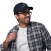 anti hatred, anti hat.red | navy cap with UK flag - Image 2