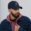 anti hatred, anti hat.red | navy cap with USA flag - Image 4